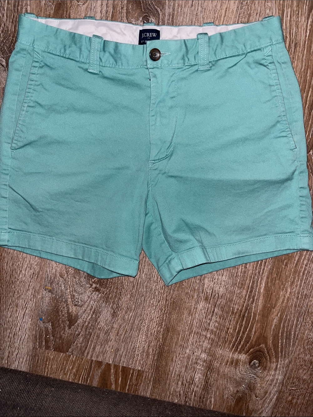 J. Crew Men Stretch Chino Shorts in Mint